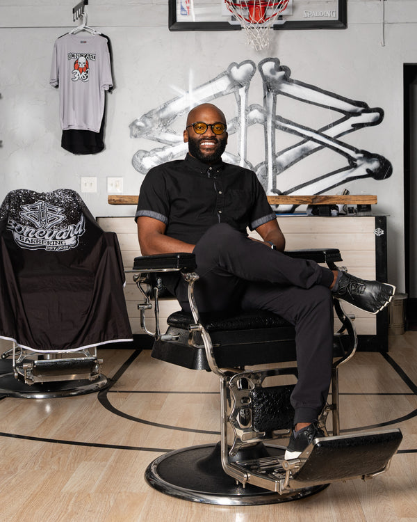 Geno Odong, barber at Boneyard Barbering Smithfield