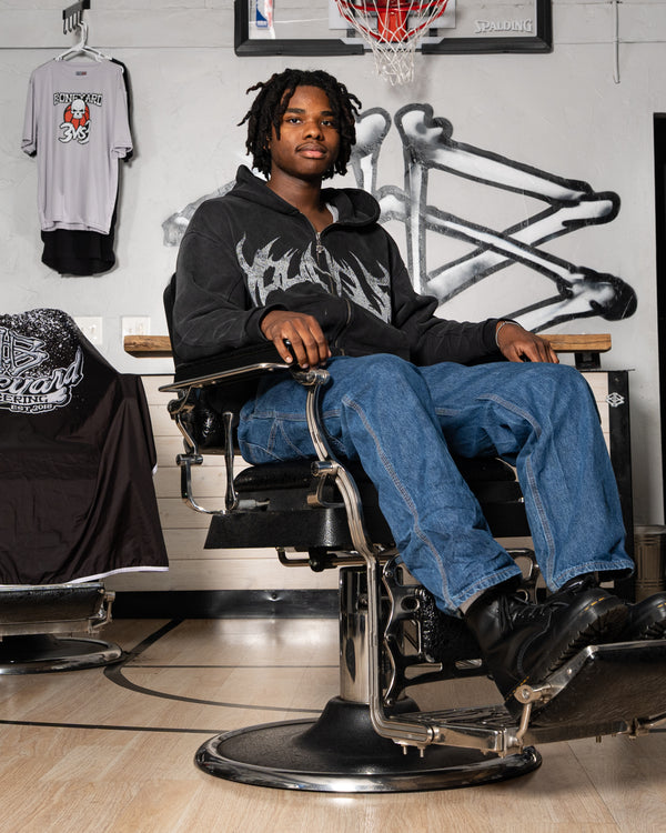 Seth Griffin, barber at Boneyard Barbering Orem