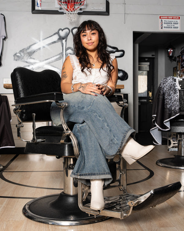 Damaira Martinez, barber at Boneyard Barbering Provo