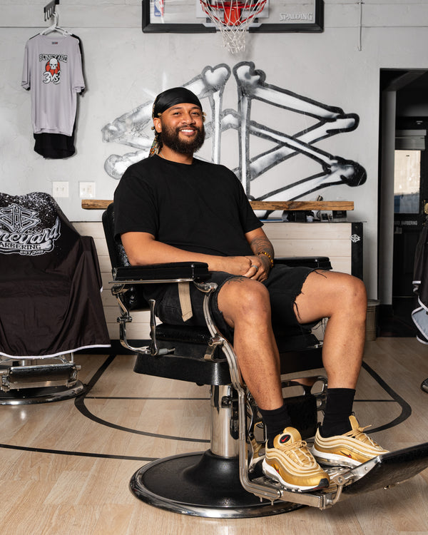 Kobe Tupu, barber at Boneyard Barbering Provo