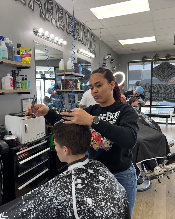 Haymee Jornet, barber at Boneyard Barbering Orem