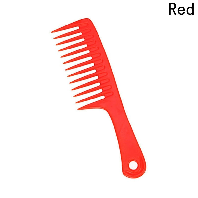 Red wide tooth comb