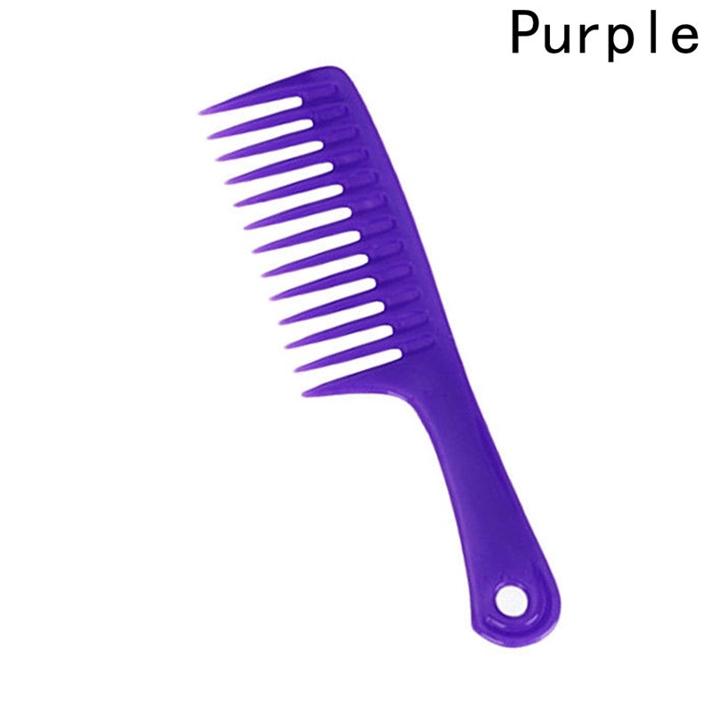 Purple wide tooth comb
