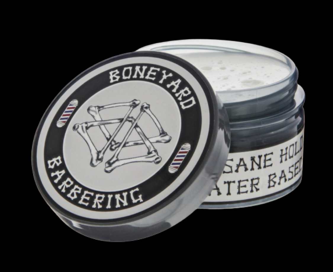 Open jar of Boneyard Matte Pomade